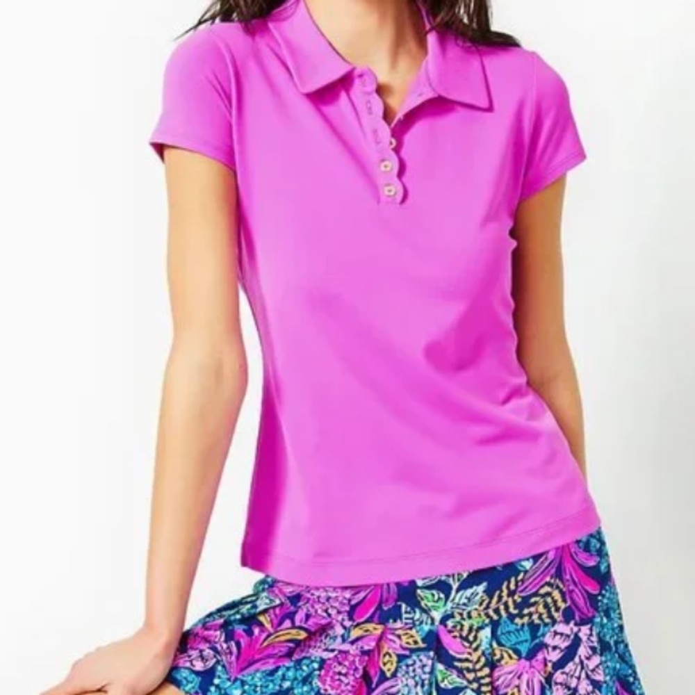 Lilly Pulitzer Luxletic Frida Polo
